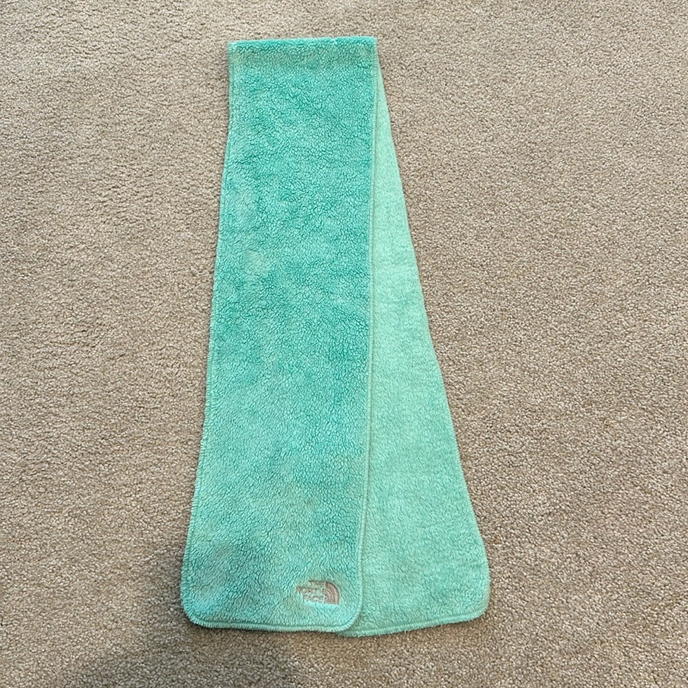 The North face girl kid mint fleece scarf